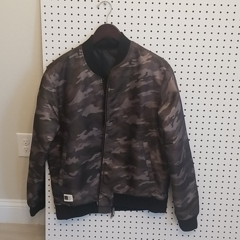 Lira reversible bomber jacket